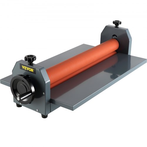 VEVOR Kaltlaminator 1000 mm manueller klapptischer Fotofilm-Rollenlaminator aus dickem Eisenmetall mit Weichgummirollen, vier rutschfesten einstellbaren Gummifüßen für Foto-, Werbe Kopierbetriebe
