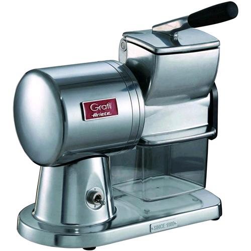 ARIETE 449 GRATI' SUPERIOR GRATTUGIA ELETTRICA PROFESSIONALE IN ALLUMINIO COLORE SILVER