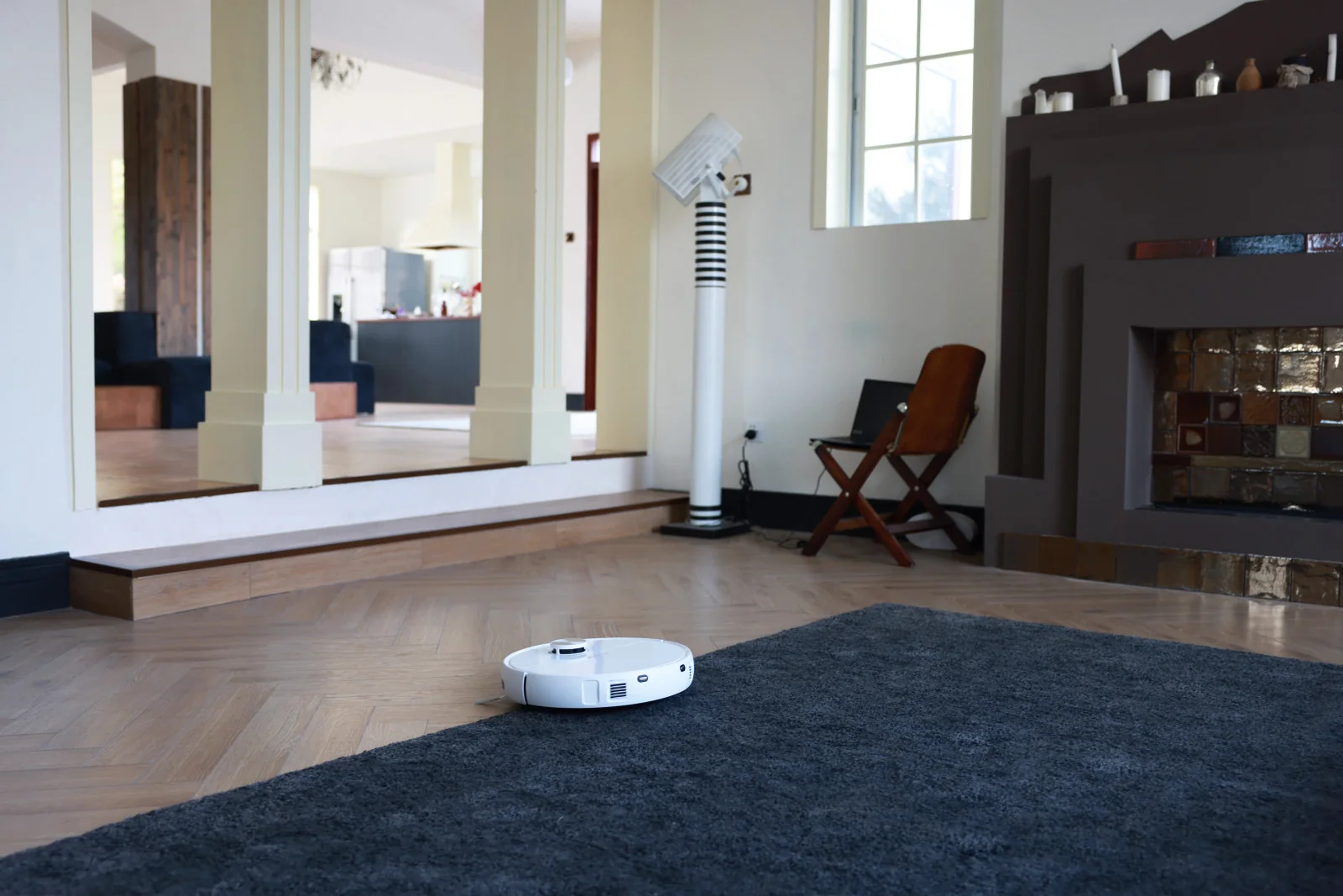 Ezviz RS20 PRO Robot Aspirapolvere Lavapavimenti Wi-Fi 7200Pa Bianco