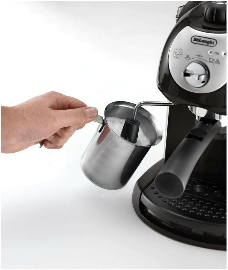 De'Longhi EC221.B macchina per caffè espresso con pompa in Acciaio inoxidabile, 1100W, 1L, nero