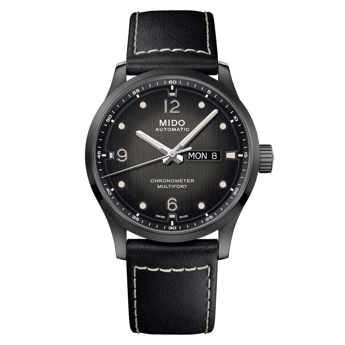 Orologio Mido Multifort M Chronometer PVD nero COSC