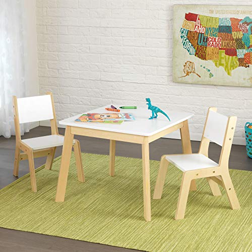 KidKraft Set Tavolo Moderno con 2 Sedie in Legno per Bambini, Tavolino e 2 Sedie, Mobili per Cameretta e Sala Giochi per Bambini, 27025 : Amazon.it: CD e Vinili
