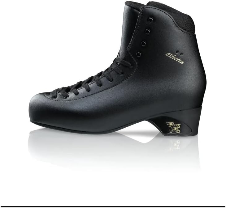 L'Estek Skates Risport Electra Schwarz + Klingen Klasse 2 - Eislaufen (Schwarz, 300/45)