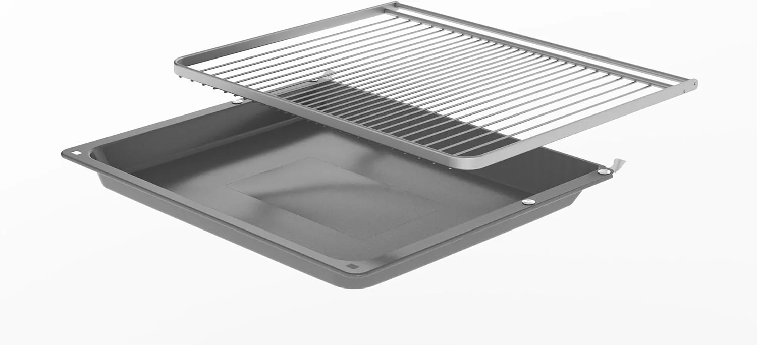 Siemens EQ522IA01, Einbauherd-Set, Bestehend aus HE517GBS4 Herd, 60 x 60 cm, 3D Hei?luft, Selbstreinigung, Clip Auszug & EI645CFB6E Induktionskochfeld, Br?terzone, powerBoost, Edelstahl Rahmen