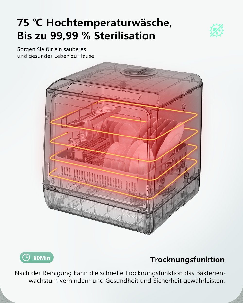 Tischgeschirrspüler BH-CDW1