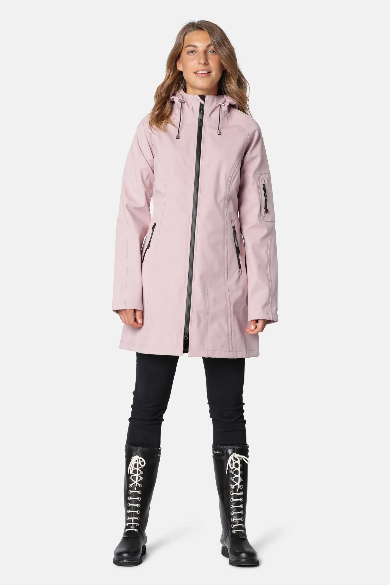 Ilse Jacobsen Rain37 Coat , Adobe Rose