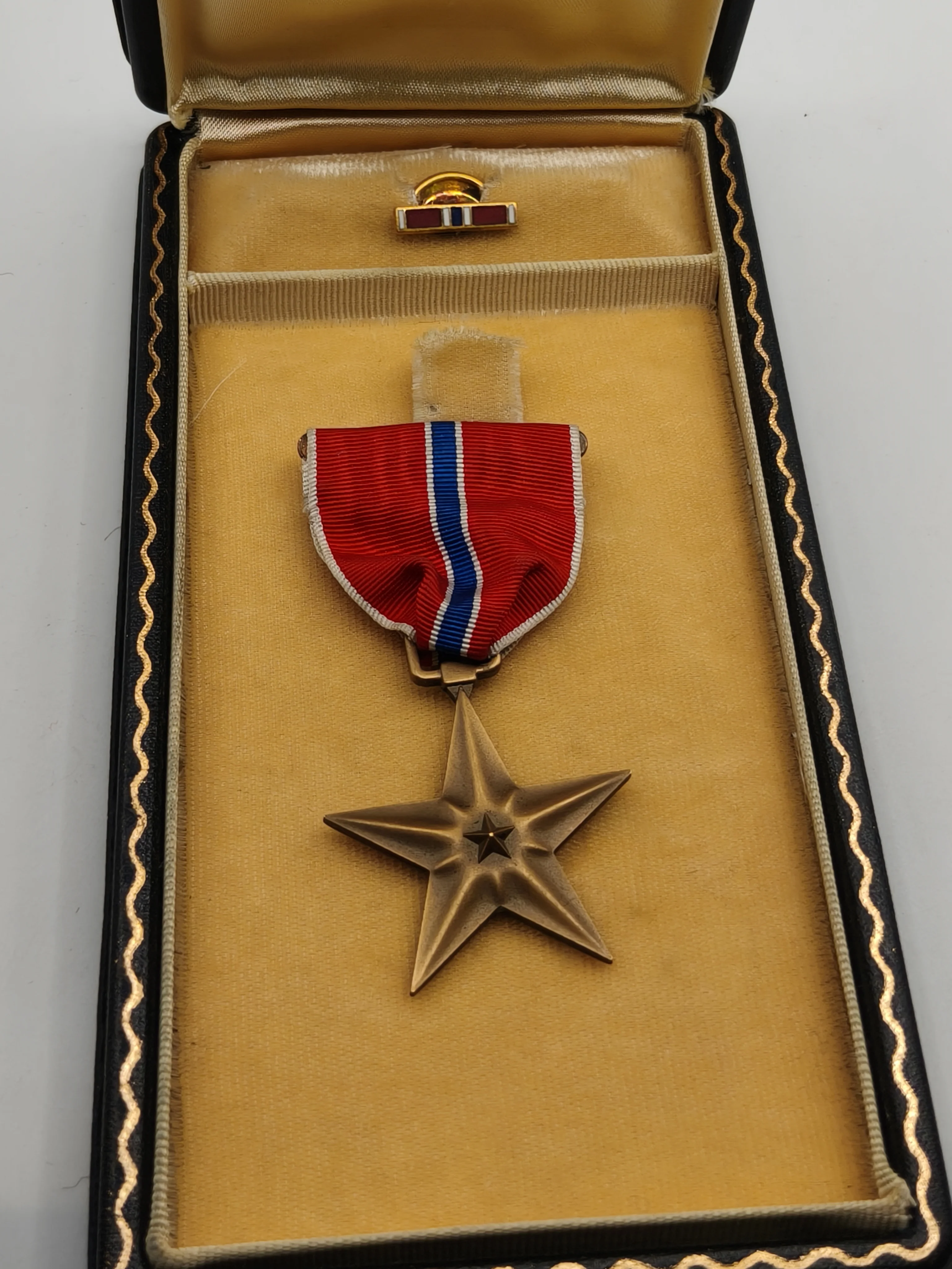 Medalla de la Orden bronce Star. Con nombre. USA