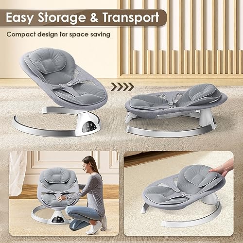 Sdraietta Neonati Elettrica,Aomdom Altalena Neonato Elettrica 0 9 kg 5 Velocità d’oscillazione Sdraietta a Dondolo per Neonati Elettrico telecomando e APP,Materiale sfoderabile Bianco… : Amazon.it: Prima infanzia