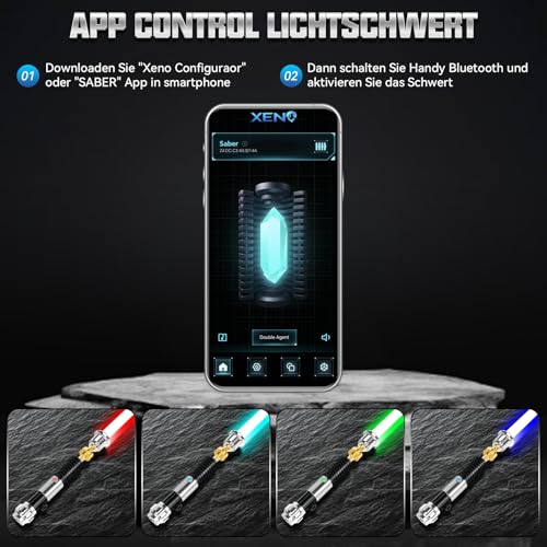 leggera Duell Lightsaber Control impugnatura Soundfonts