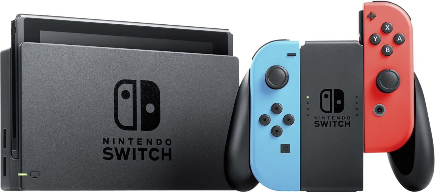 Console Switch con Joy-Con Rosso Neon e Blu Neon