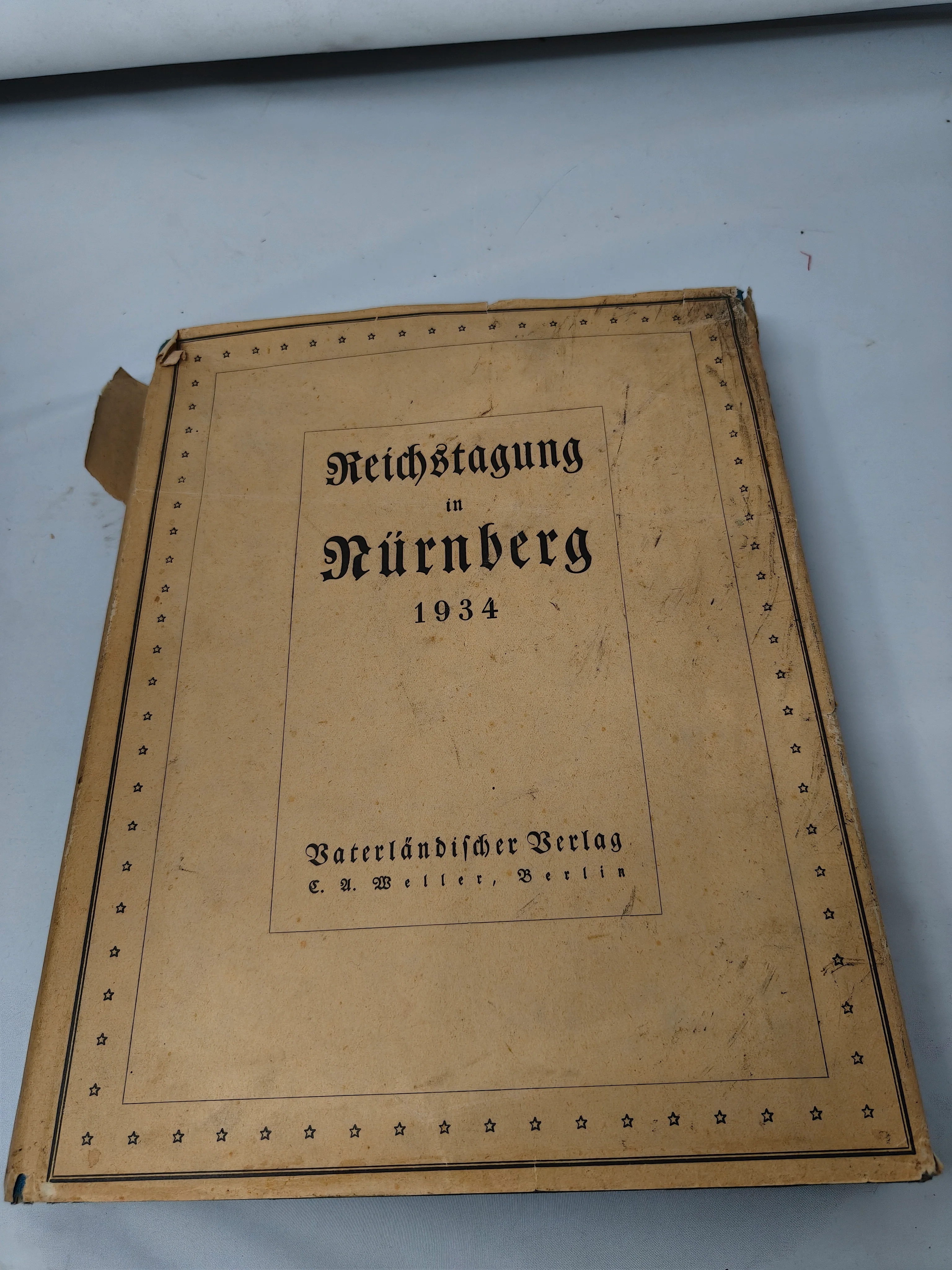 N��remberg Book 1934. IIWW original Germany.