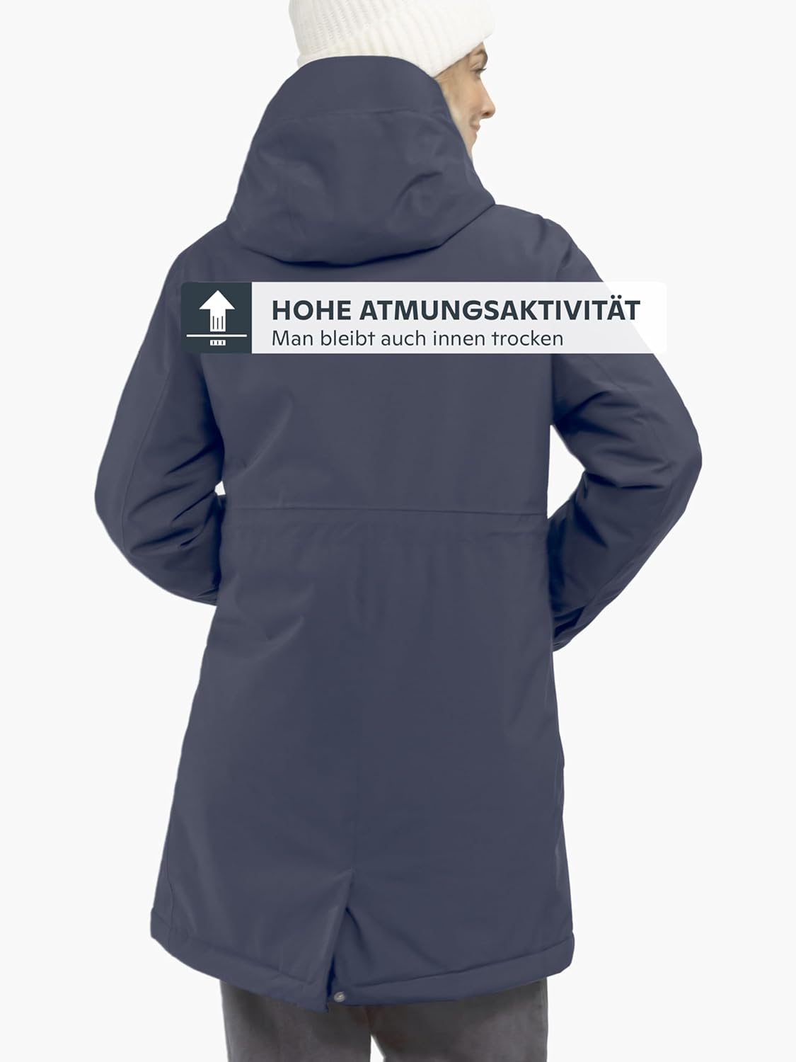 Schöffel Damen Ins Parka Style Crivat WMS, wasserdichte und atmungsaktive Winterjacke, komprimierbarer, leichter Parka mit nachhaltiger Wattierung