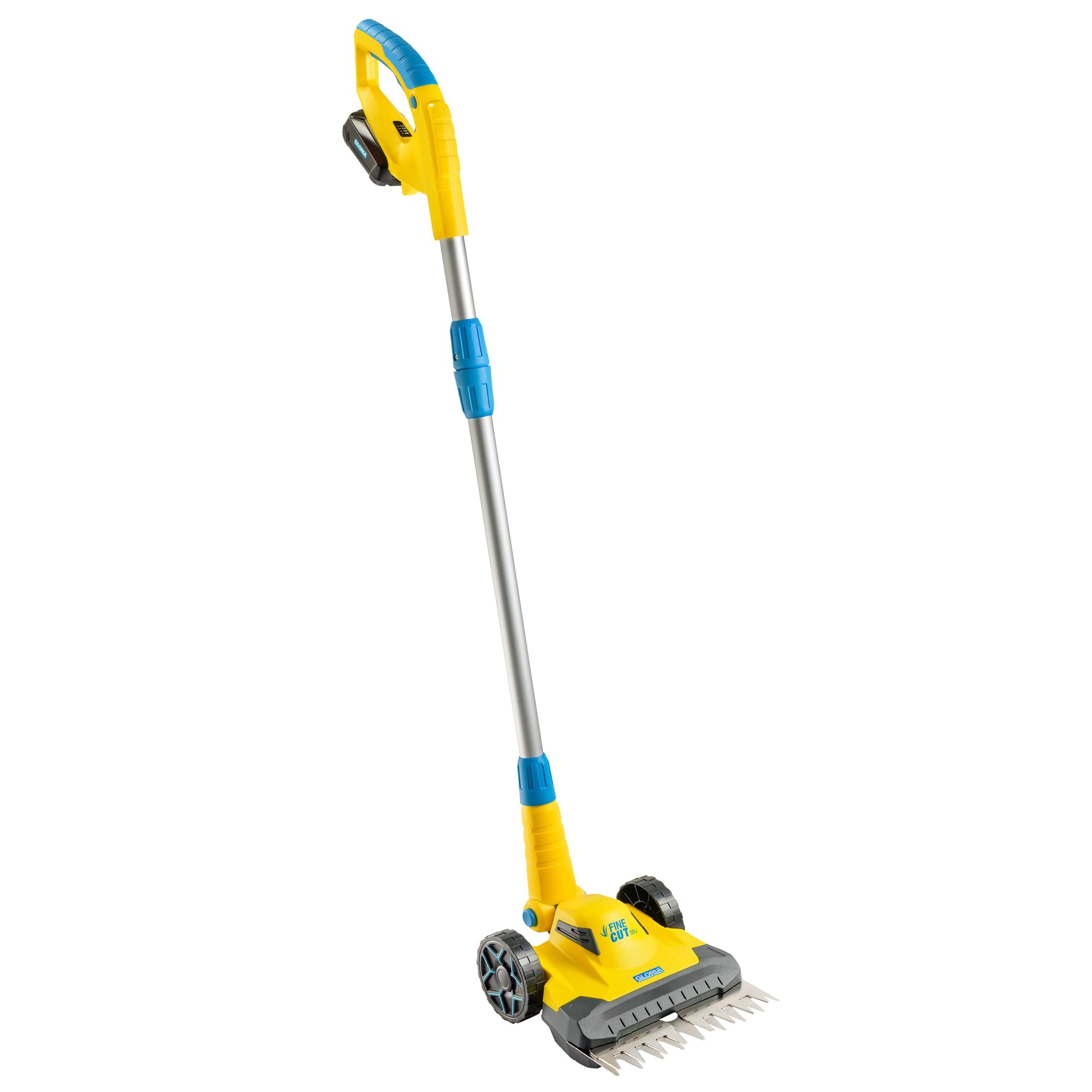 GLORIA FineCut 18V Set Rasentrimmer mit Akku und Akku Rasenkantenschneider für Garten und Rasen