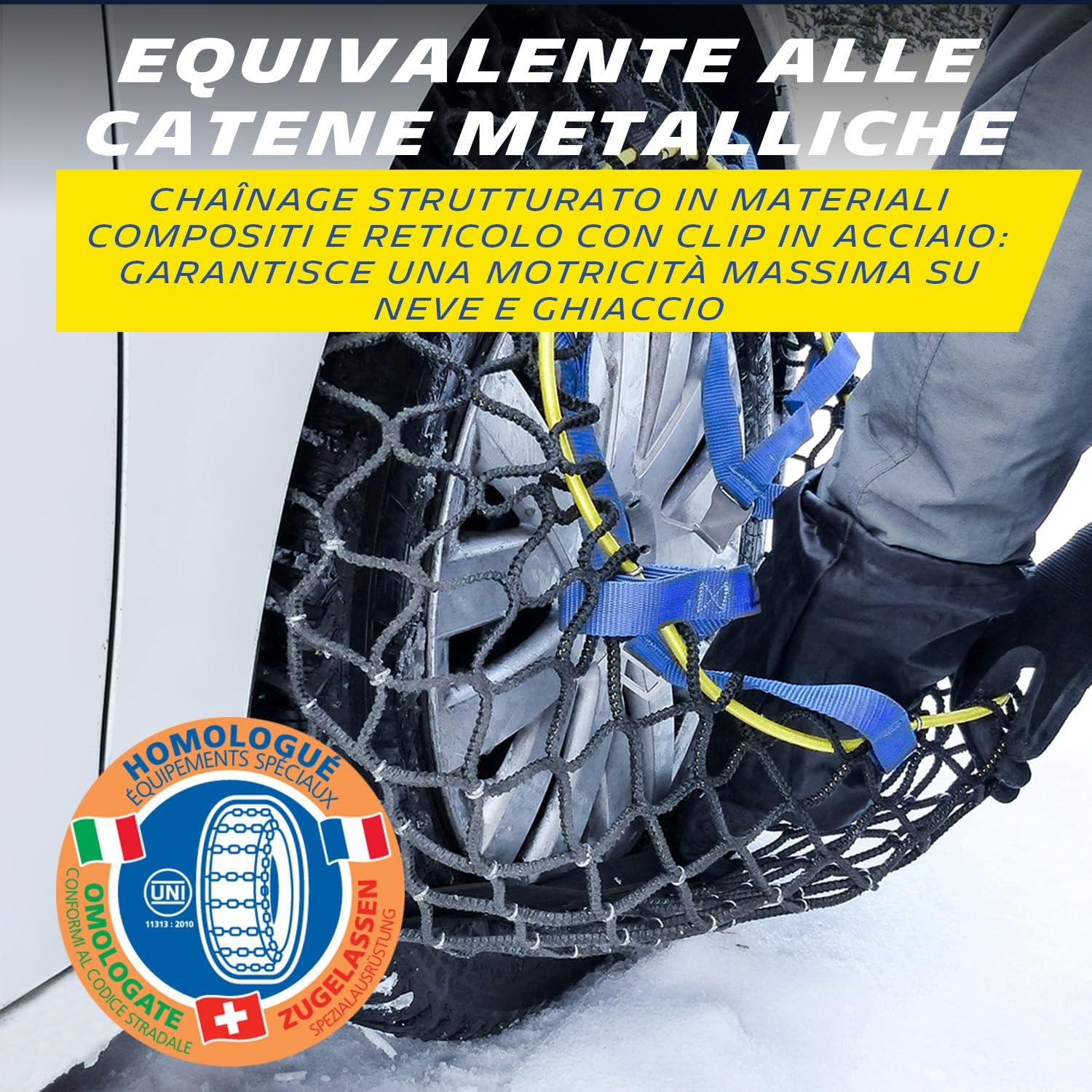 Michelin Easy Grip Evolution Calze Neve Composite Omologate n°EVO 3