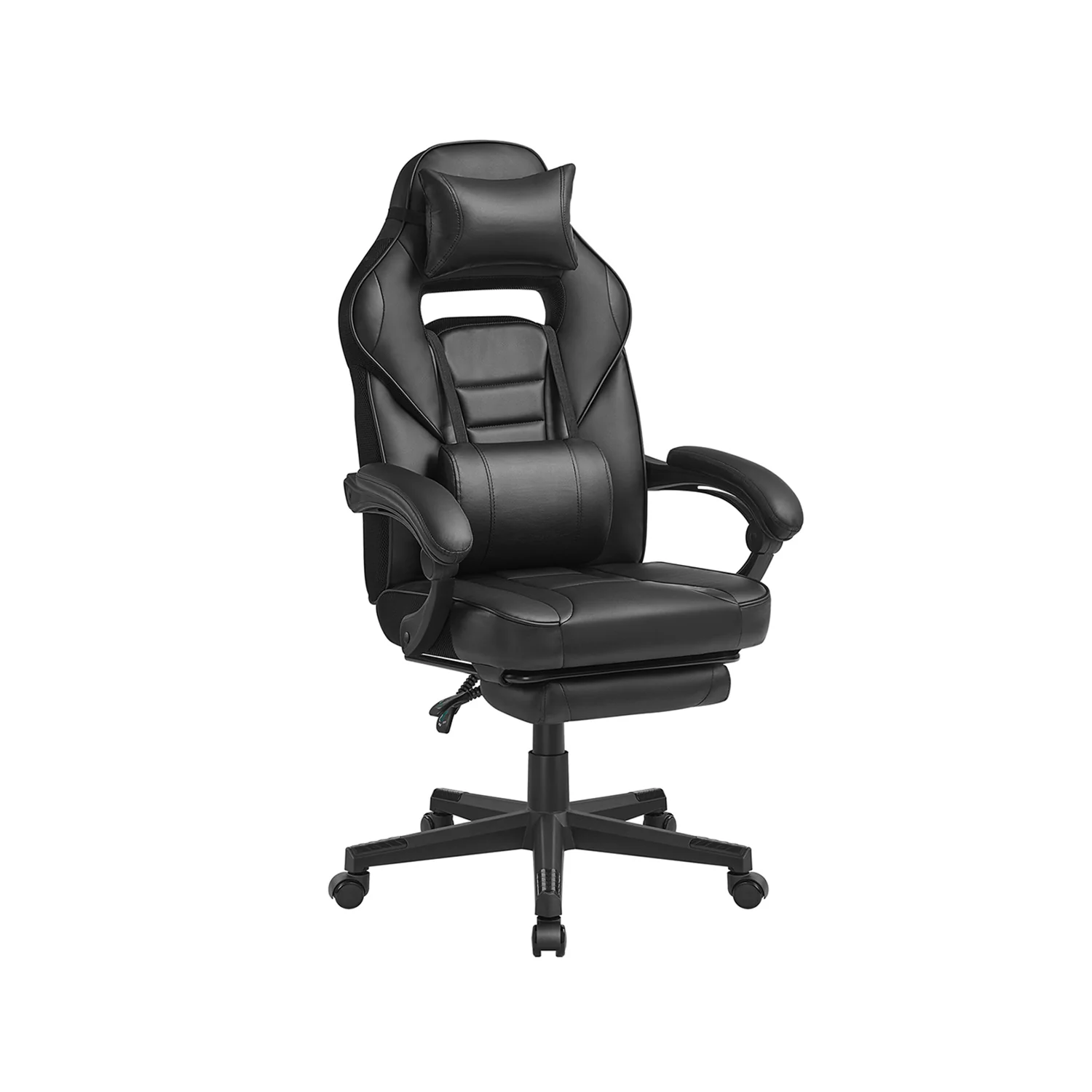 Sedia da Ufficio Ergonomica con Poggiapiedi Telescopico Schienale Regolabile