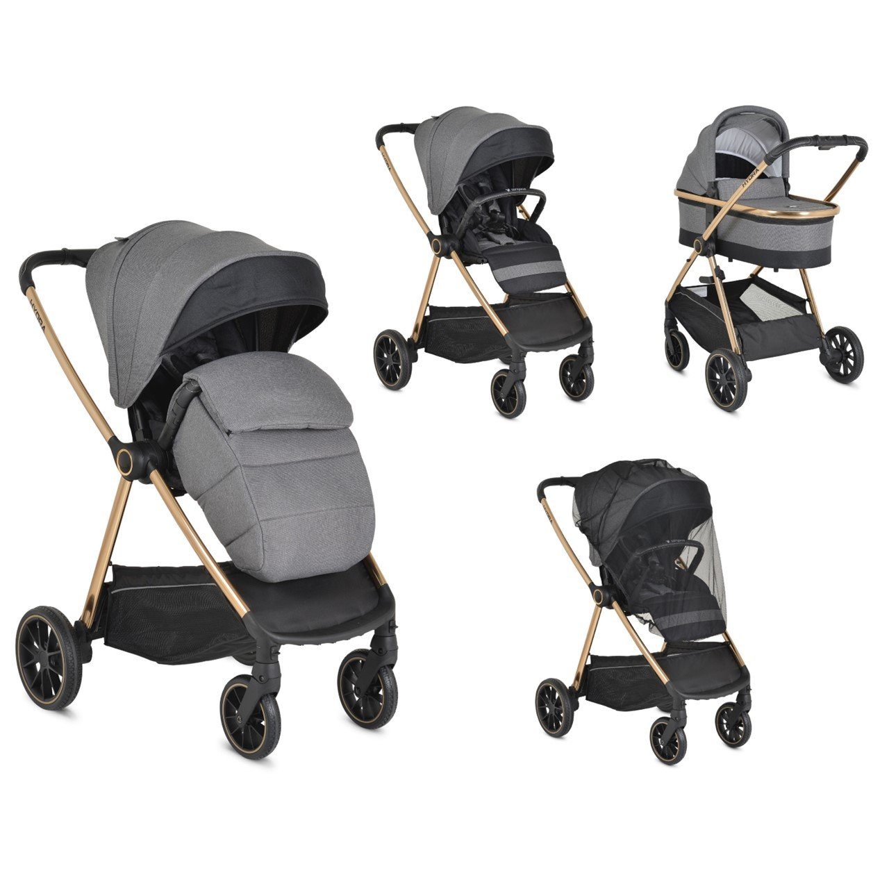 Kombi-Kinderwagen Kinderwagen 2 in 1 Hydra
