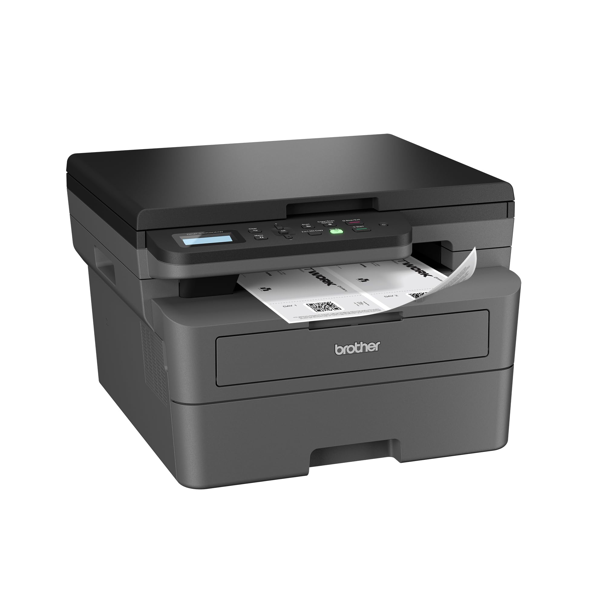 Brother DCP-L2620DW 3 in 1 Monochrom Laser Multifunktionsdrucker Drucker Scanner Kopierer WLAN Duplex A4