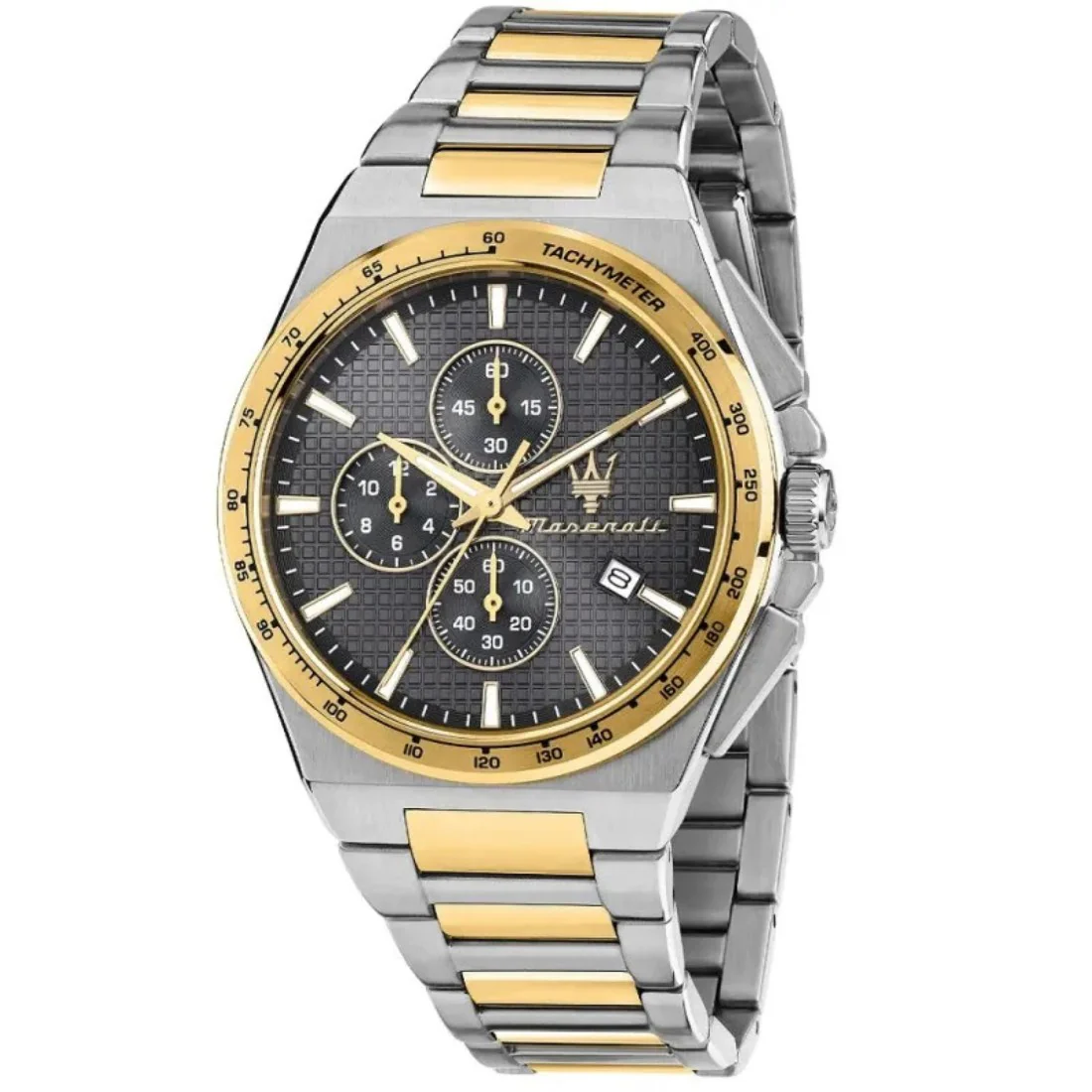 Orologio Maserati Velocit�� Slim bicolore dorato R8873653002