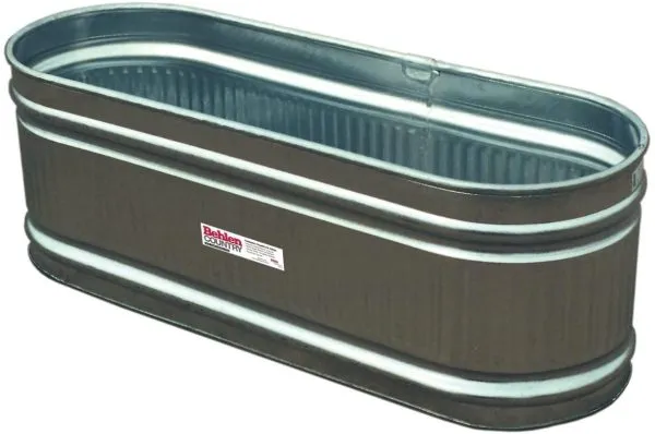 Behlen Country RE226 169 Gallon Galvanized Round End Tank