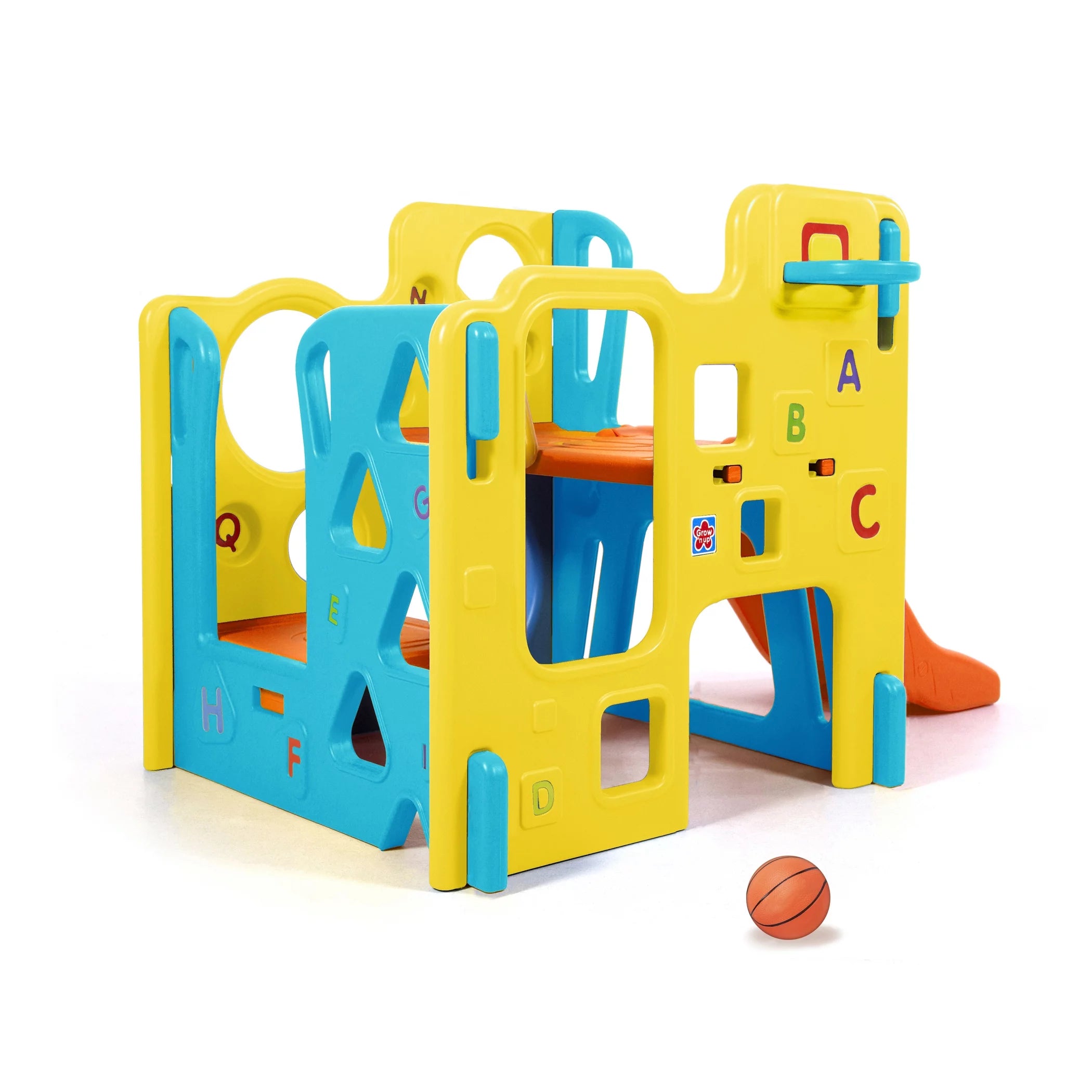 2025 Grow'n up Climb & Slide Play Gym Uso esterno/interno. Età da 1,5 a 4 anni