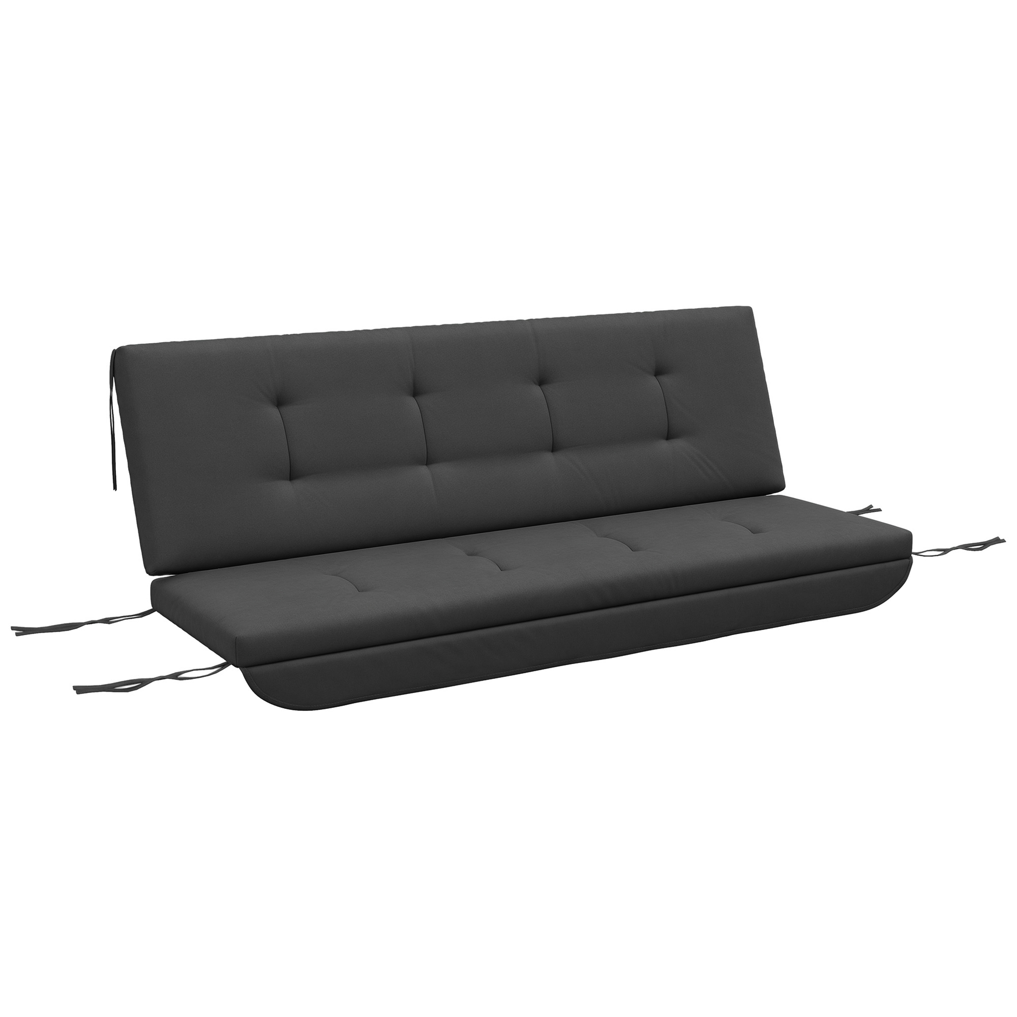 Outsunny Sitzkissen Sitzauflage für Hollywoodschaukel 170 x 100 x 8cm Dunkelgrau