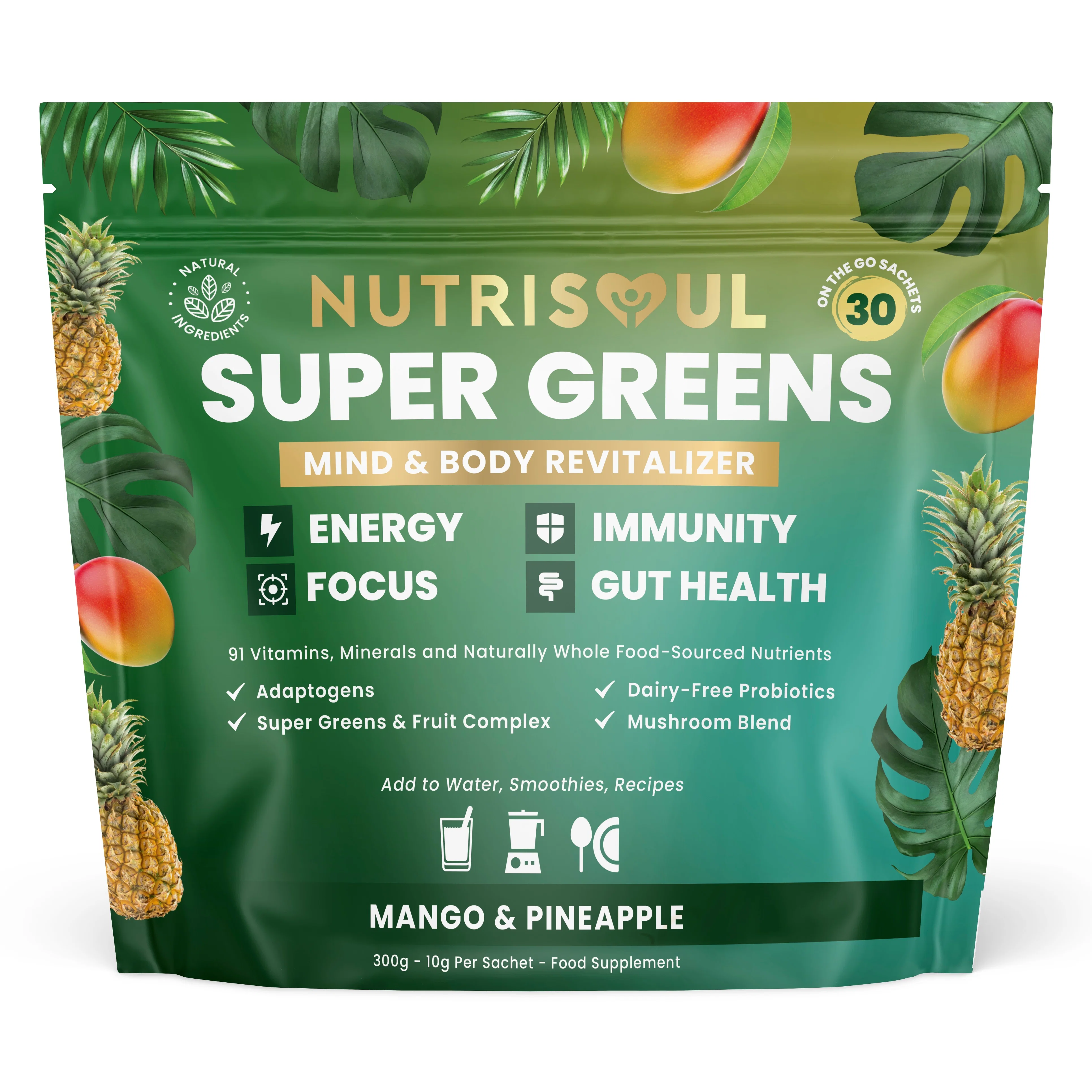 Super Greens Powder Complex - 30 Sachets
