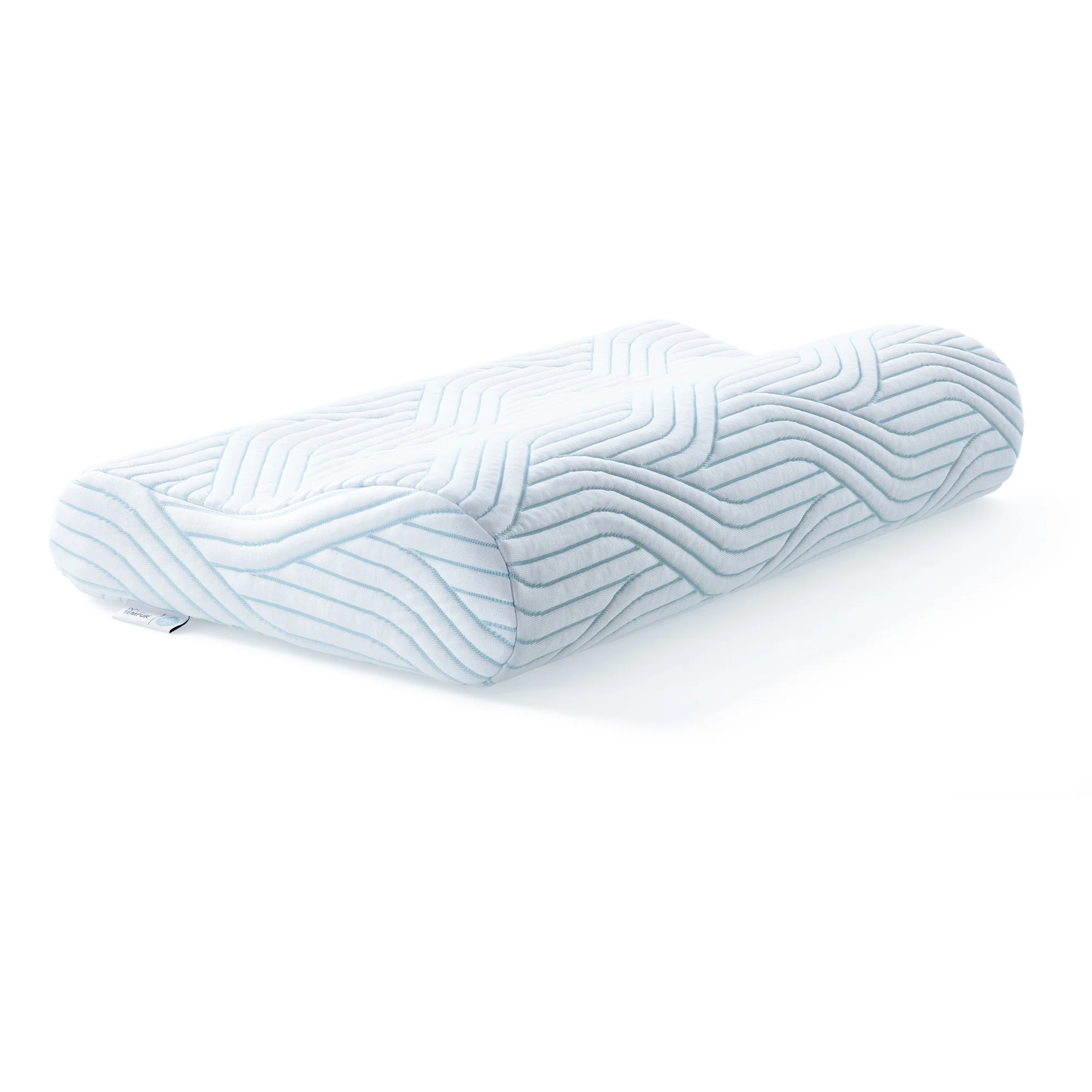 Cuscino TEMPUR Shape Queen – Ergonomico per collo e spalle – Per chi dorme sulla schiena e sul fianco – 61 x 31 cm – Federa SmartCool lavabile
