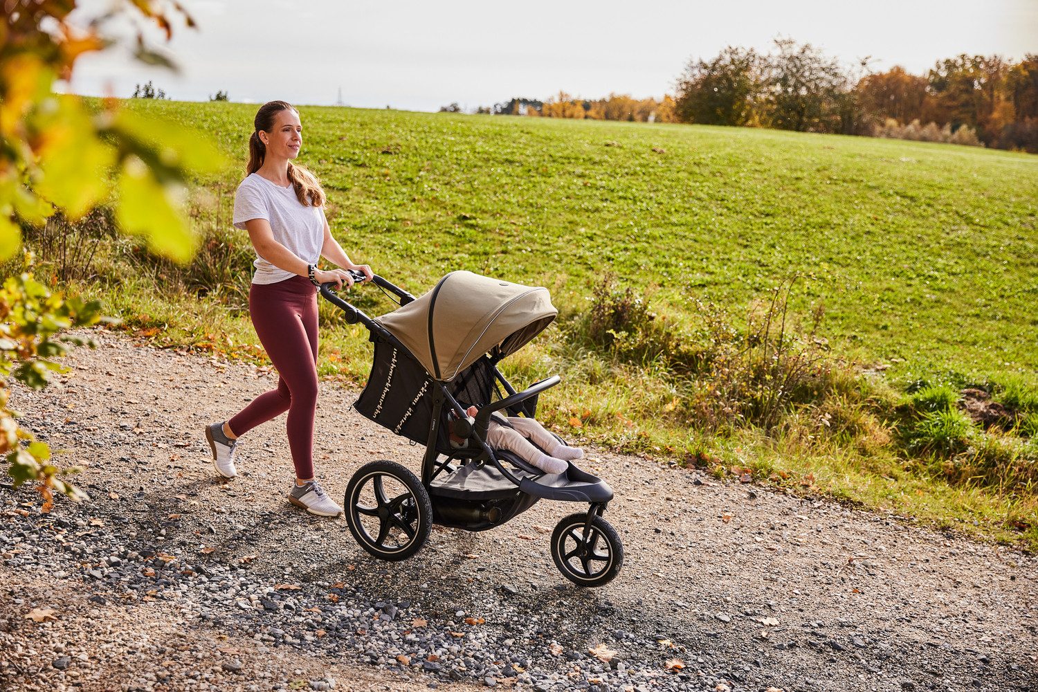 Dreirad-Kinderwagen Runner 3, Jungle Green