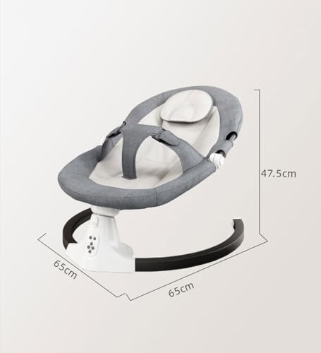 Wrneaoch 2 in 1 Sdraietta Neonati Elettrica Dondolo Neonati Elettrico con Telecomando e Bluetooth, Sdraietta Neonati 0 18 Kg con Cintura di Sicurezza a 3 Punti per Bambino 0 3 Anni : Amazon.it: Prima infanzia