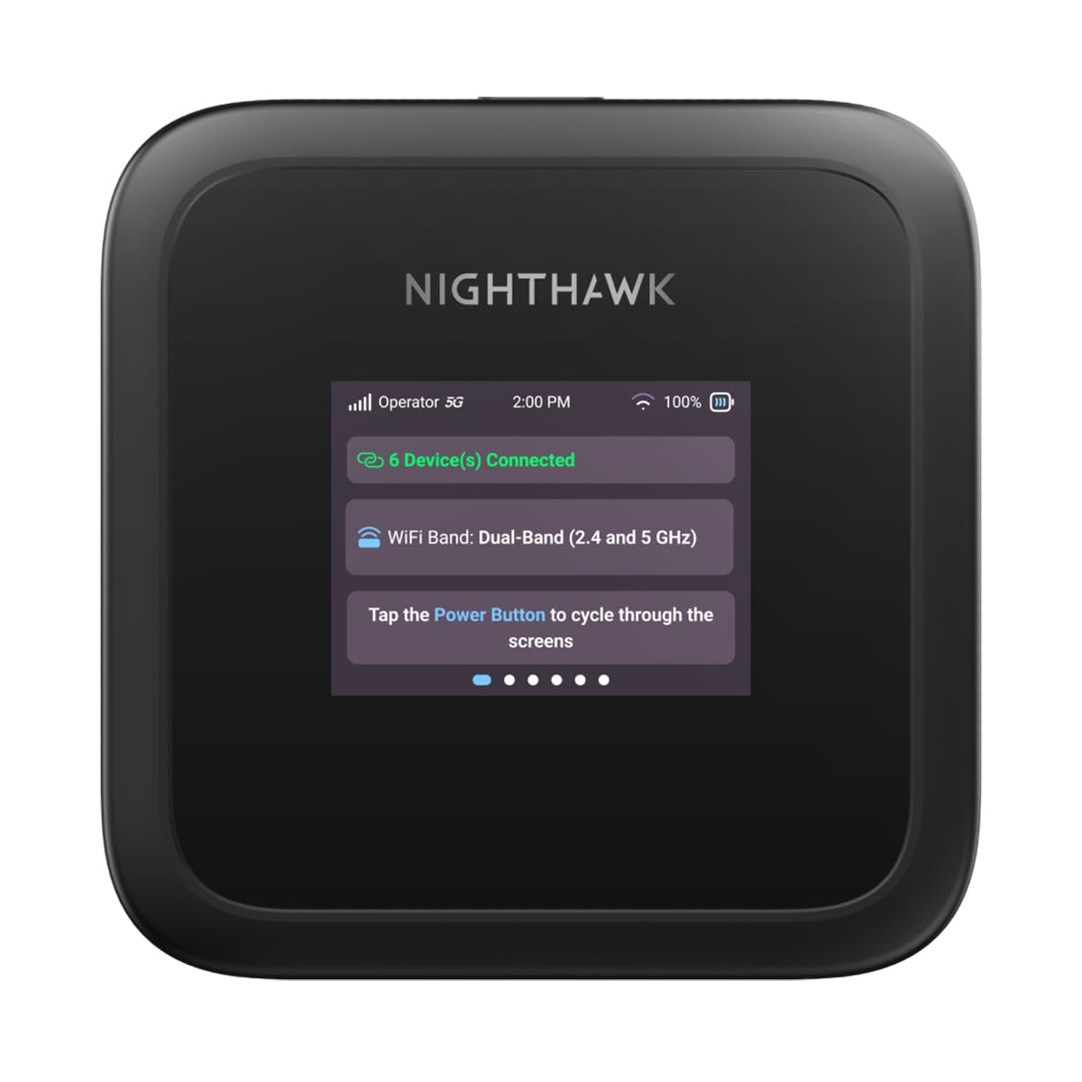 Mobiler 5G-WLAN-Router M3 Wi-Fi 6 Dualband bis 2,5 Gbit/s für bis zu 32 Geräte mit Hotspot-Funktion und Akku