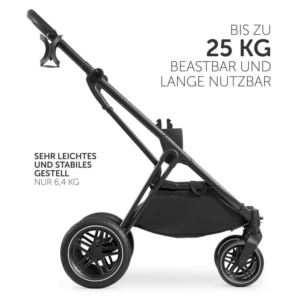 Kombi-Kinderwagen Vision X Duoset Black - Melange Black