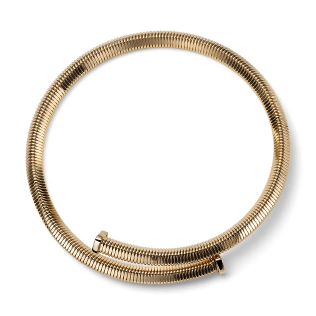 Collana Unoaerre Tubogas contrari�� dorata 2856