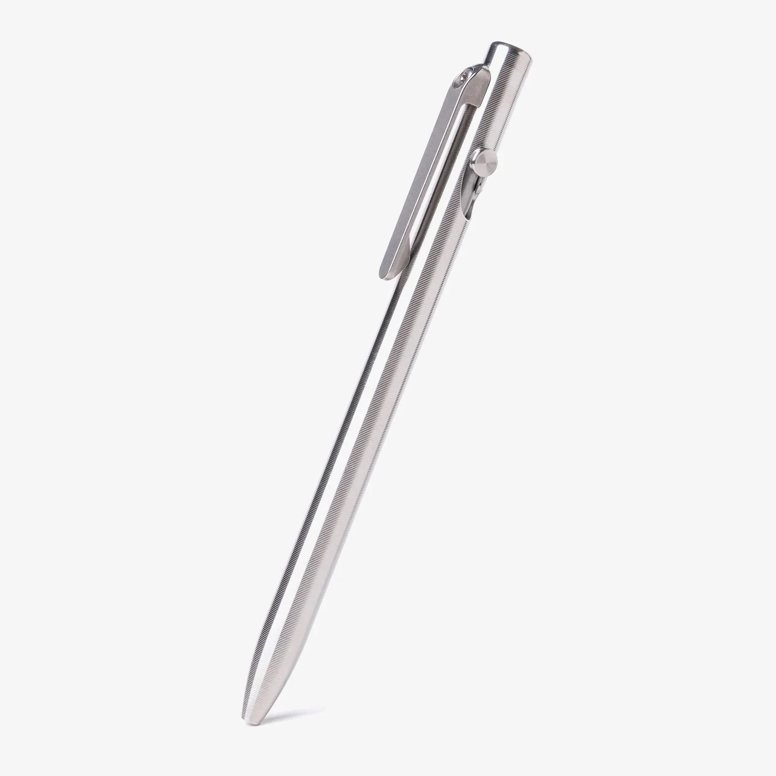 Tactile Turn Slim Bolt Action Pen - Titanium - Standard Length [5.6