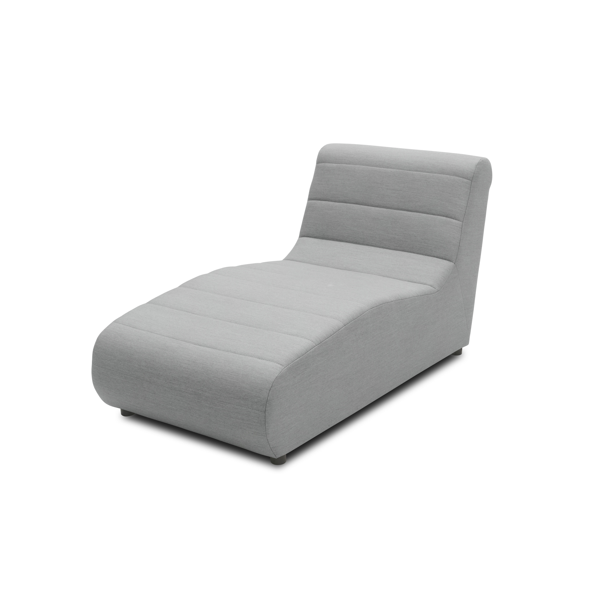 Outdoor Sofa 300 002 Longchair Element, Gartenmöbel, Gartenliege, Sofa, silber, 73 x 152 x 80 cm