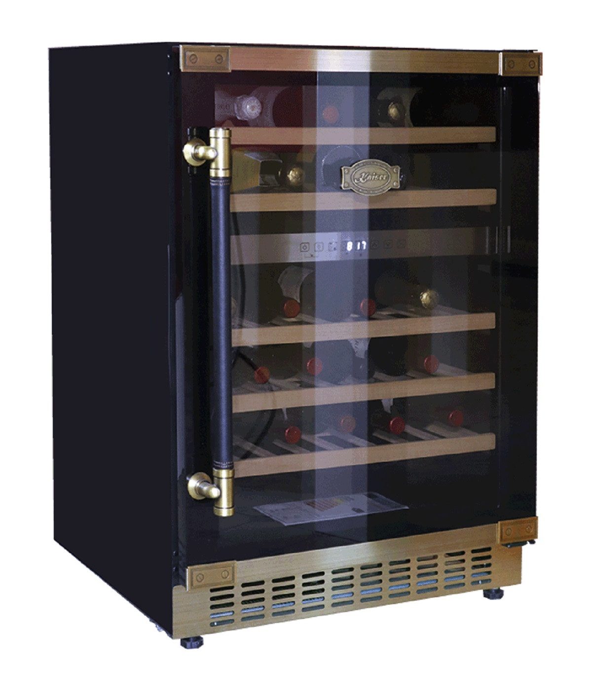 Weinkühlschrank K 64750 AD. 145l 46 Weinflachen 2 Klimazonen Freistehend