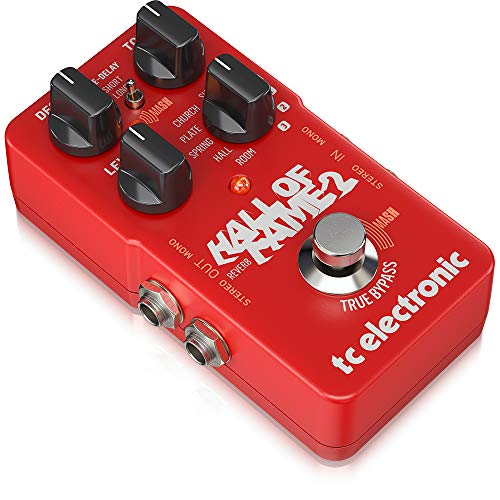 TC Electronic HALL OF FAME 2 REVERB Iconico pedale riverbero con interruttore a pedale MASH ed effetto Shimmer : Amazon.it: Strumenti Musicali