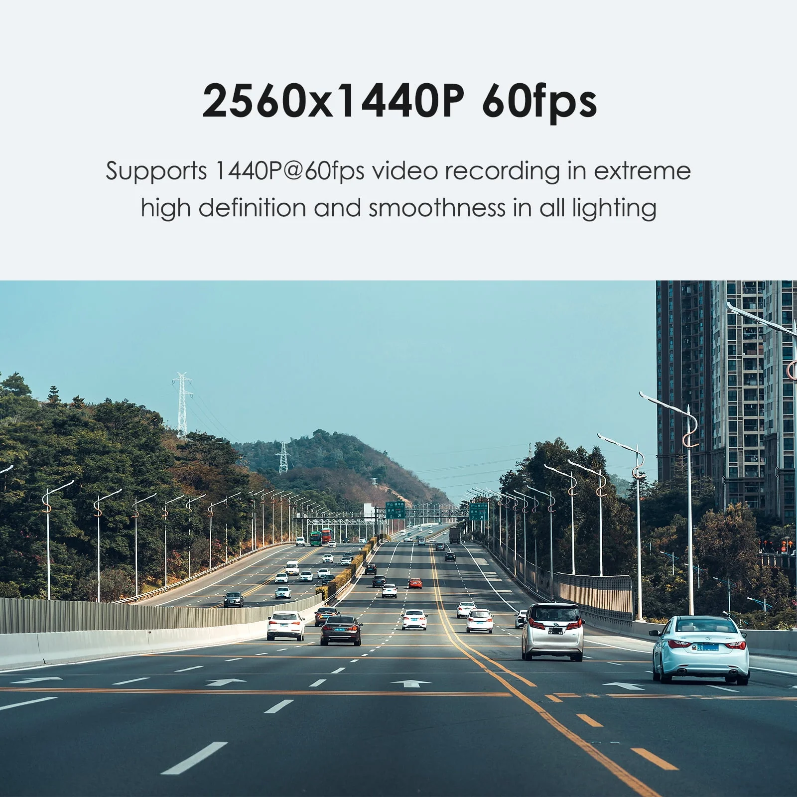 VIOFO 2K Dash Cam 2560x1440P Quad HD+ Car Dash Camera, Ultra Clear Night Vision, GPS Included, Buffered Parking Mode, True HDR, A119 V3