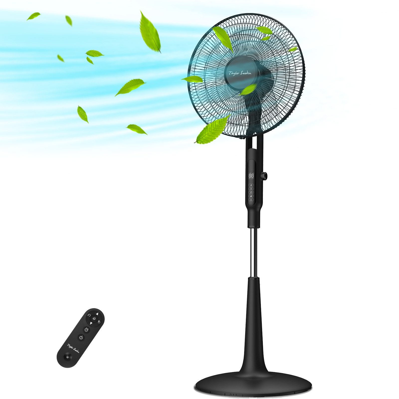 Standventilator DC 25DB Leise Fernbedienung Senere 12H Timer 54.31m³/min 28 Stufen