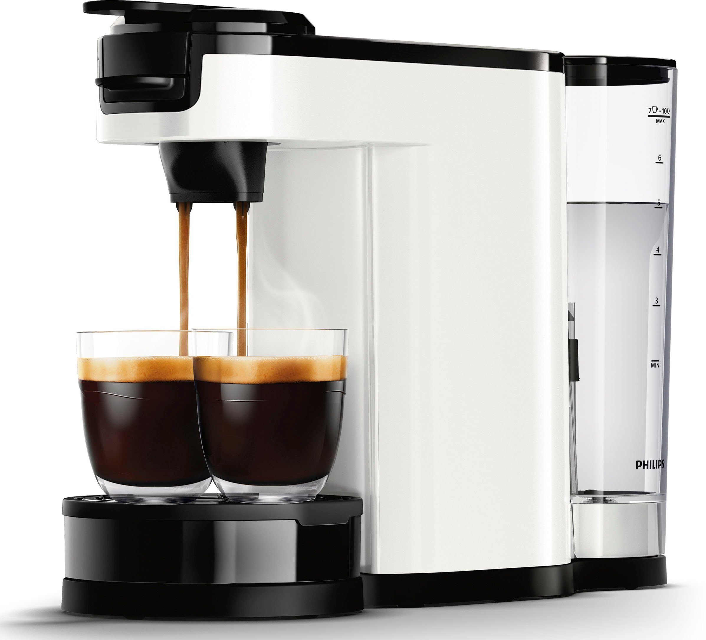 Kaffeepadmaschine Switch HD6592/04, 2-in-1 Pad und Filterkaffee