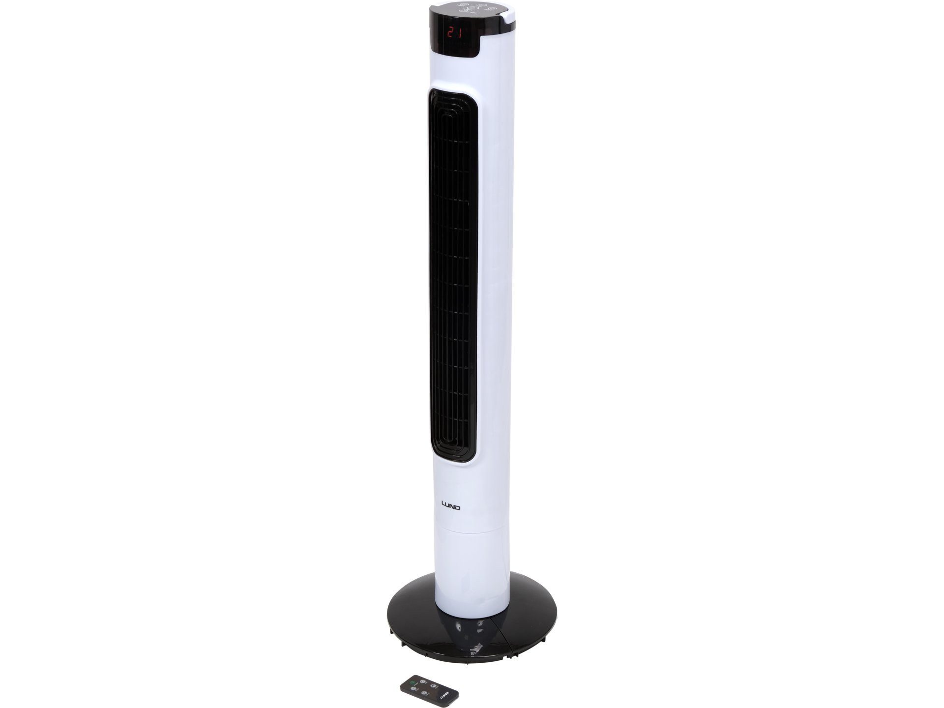 Turmventilator Bodenventilator 50W, Höhe 95,5cm, LED mit Fernbedienung