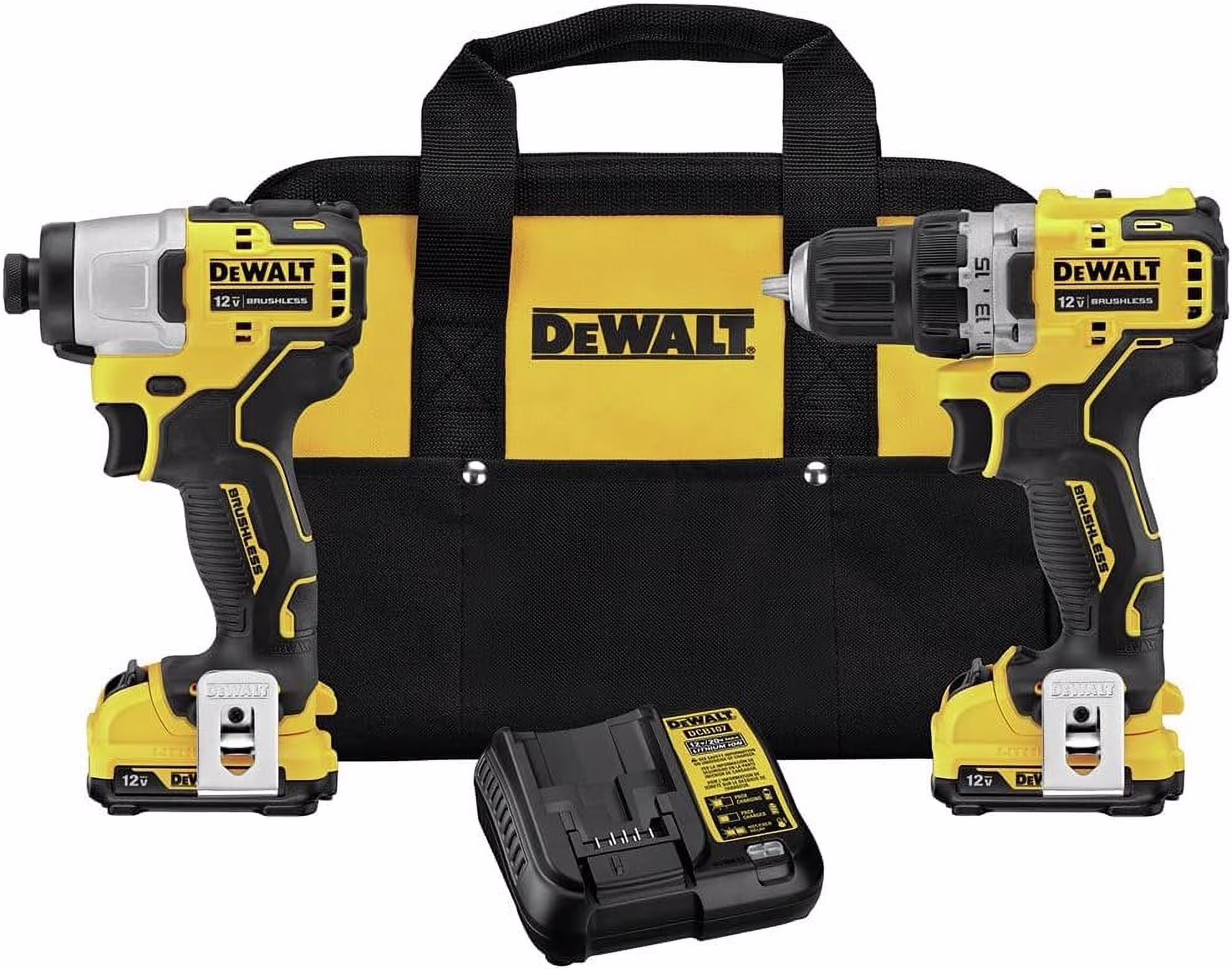 DEWALT XTREME 12V MAX Cordless Drill Combo Kit DCK221F2