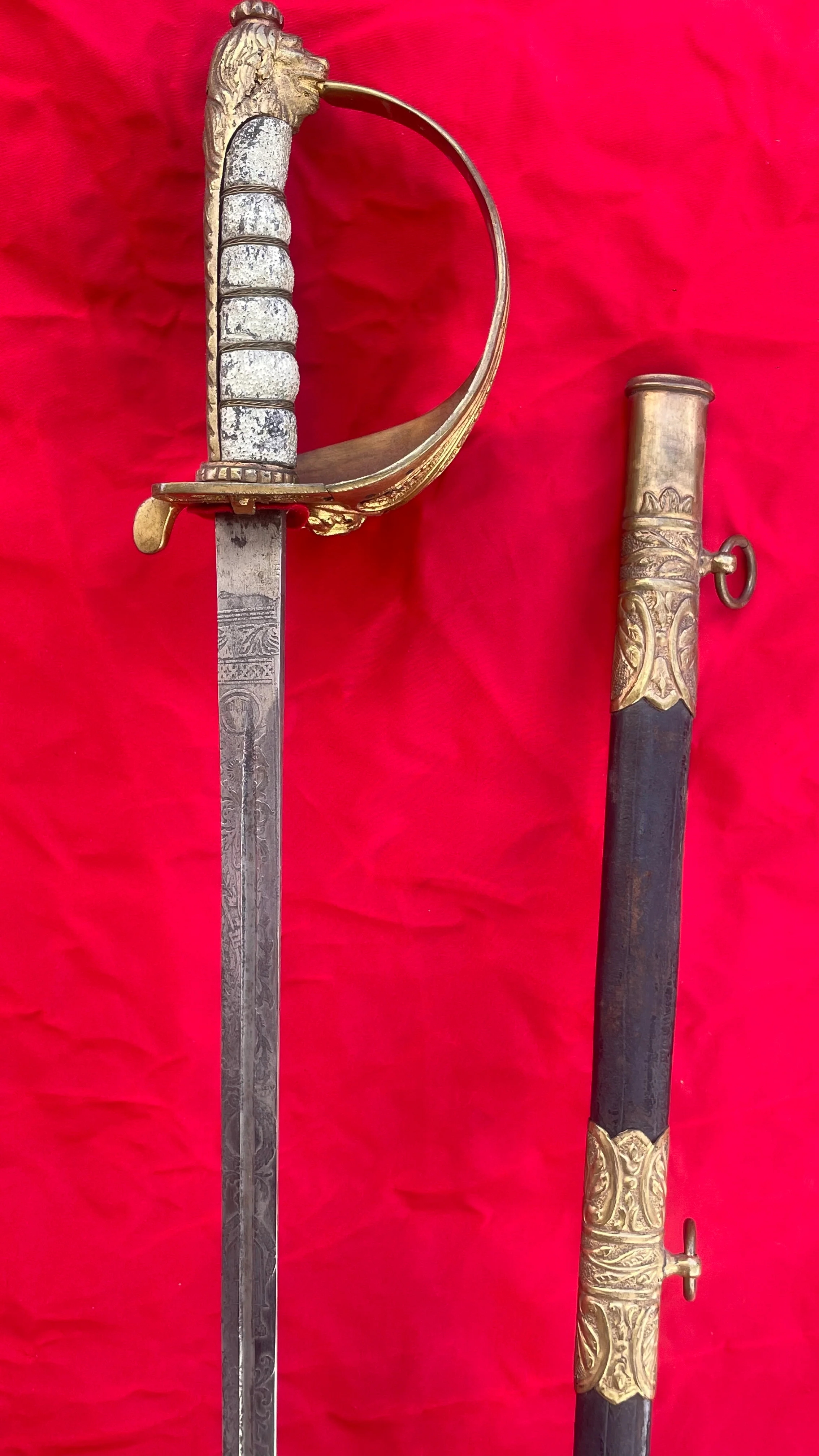 Sable de almirante italiano