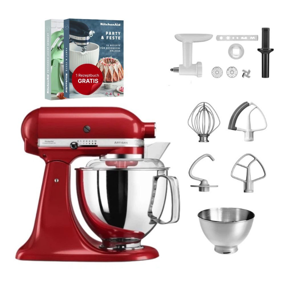 Küchenmaschine KitchenAid 4,8 L 5KSM175 Artisan Küchenmaschine Cookielover