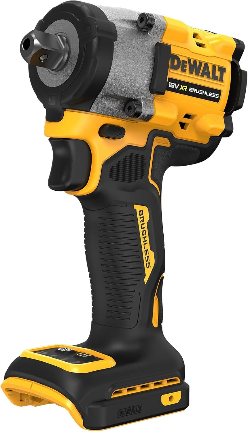 DEWALT 18V XR Brushless Kompakter 1/2'-Schlagschrauber mit Stiftsicherung, DCF922N-XJ, Solo-Gerät, [Power Source Type], [Color]