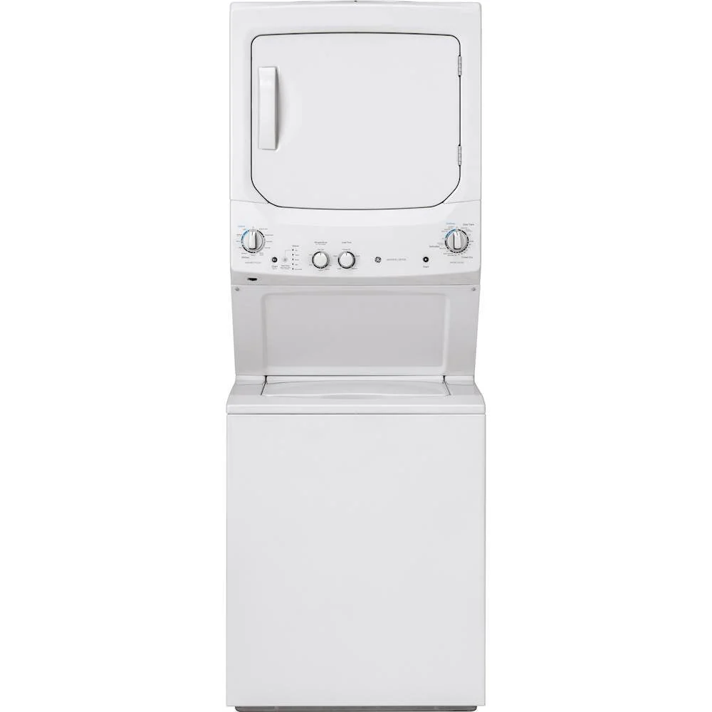 Laundry Center 2025 with 3.8 cubic foot (approx. 108 liters) top-loading washing machine and 5.9 cubic foot (approx. 167 liters) electric dryer – White