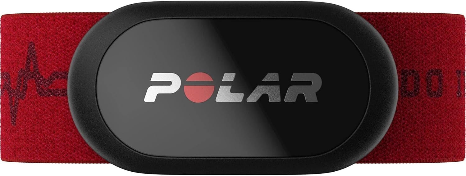 Polar H10, Sensore di Frequenza Cardiaca Toracico, Unisex, con Trasmissione Ant+ e Bluetooth, Memoria Interna, Impermeabile, Elastico Comodo e Stabile, Nero, M-XXL, H10