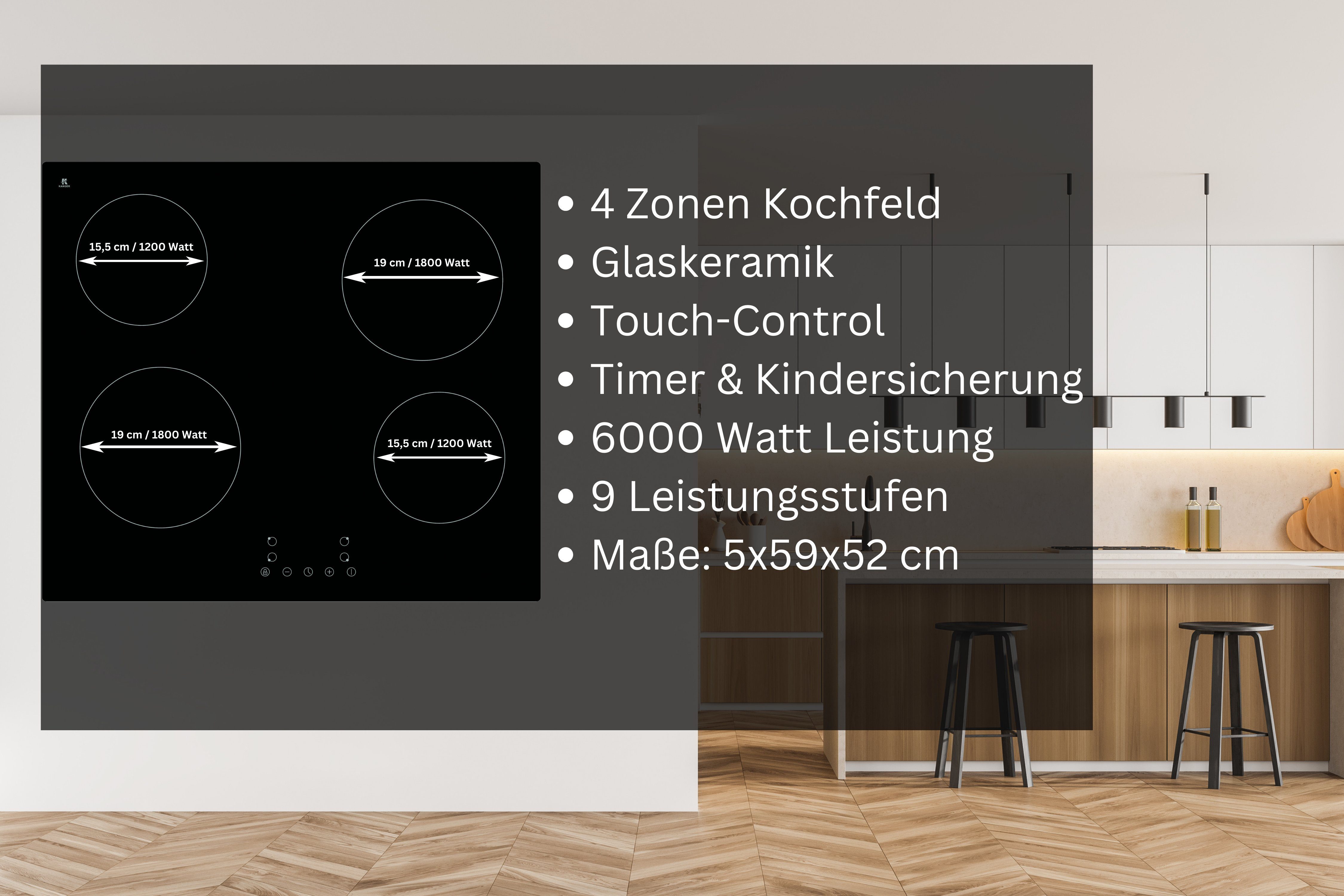 Elektro-Kochfeld Yuna Calor CALOR EBK4