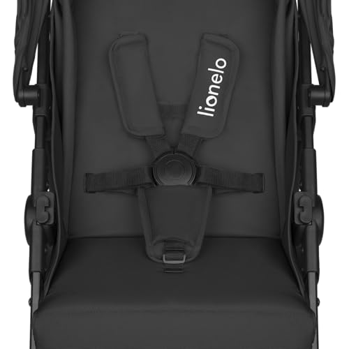 LIONELO EMMA ONE Passeggino Bambini fino a 22 kg da 6 mesi a 4 anni Ruote Piroettanti 360° Sospensione Completa Pieghevole con Una Sola Mano Schienale e Poggiapiedi Regolabili Tettuccio XXL UPF50  : Prima infanzia