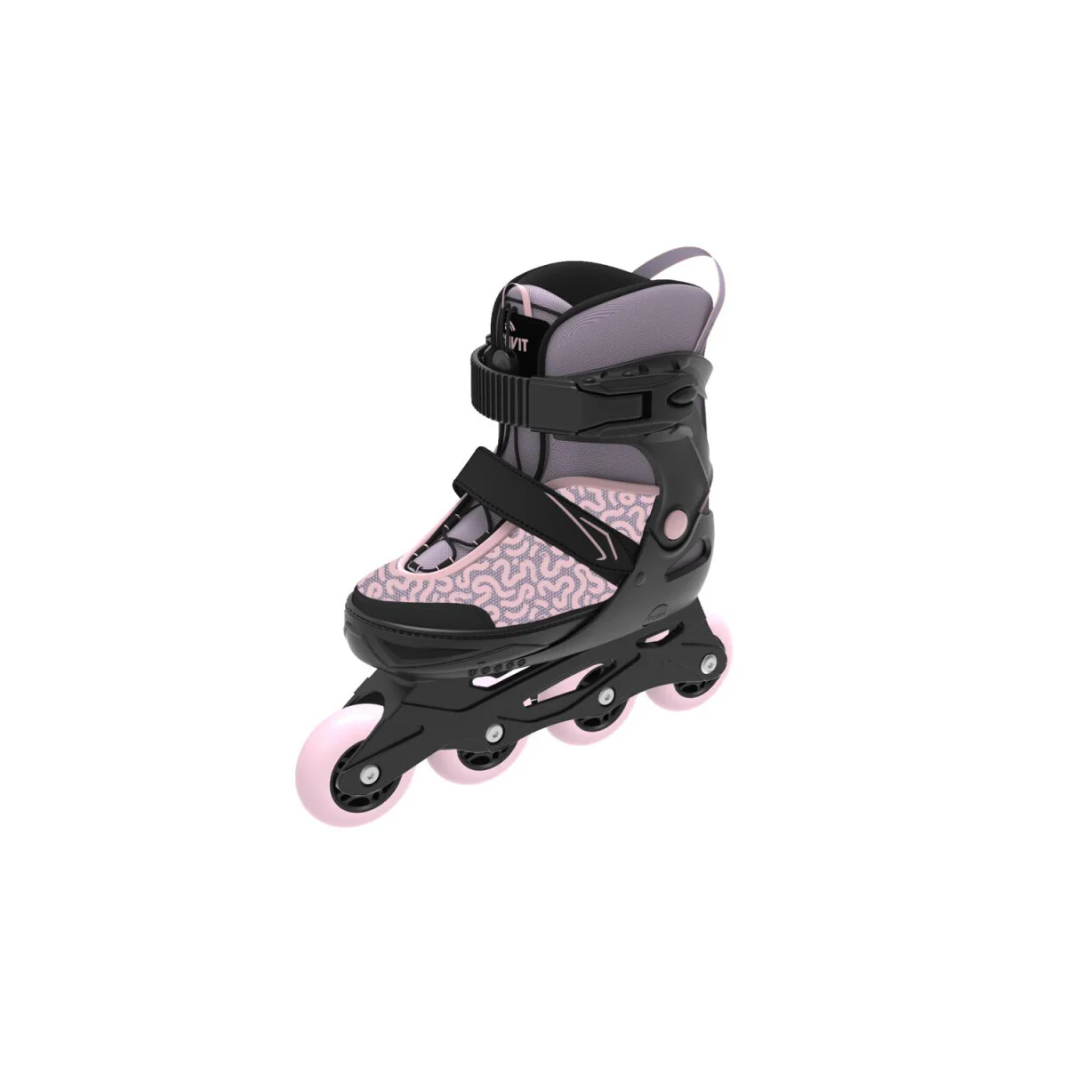 CRIVIT Kinder-softboot-inline-skates, met aantrekhulp en draaggreep (Roze, 29-33) - B-keus zeer goed