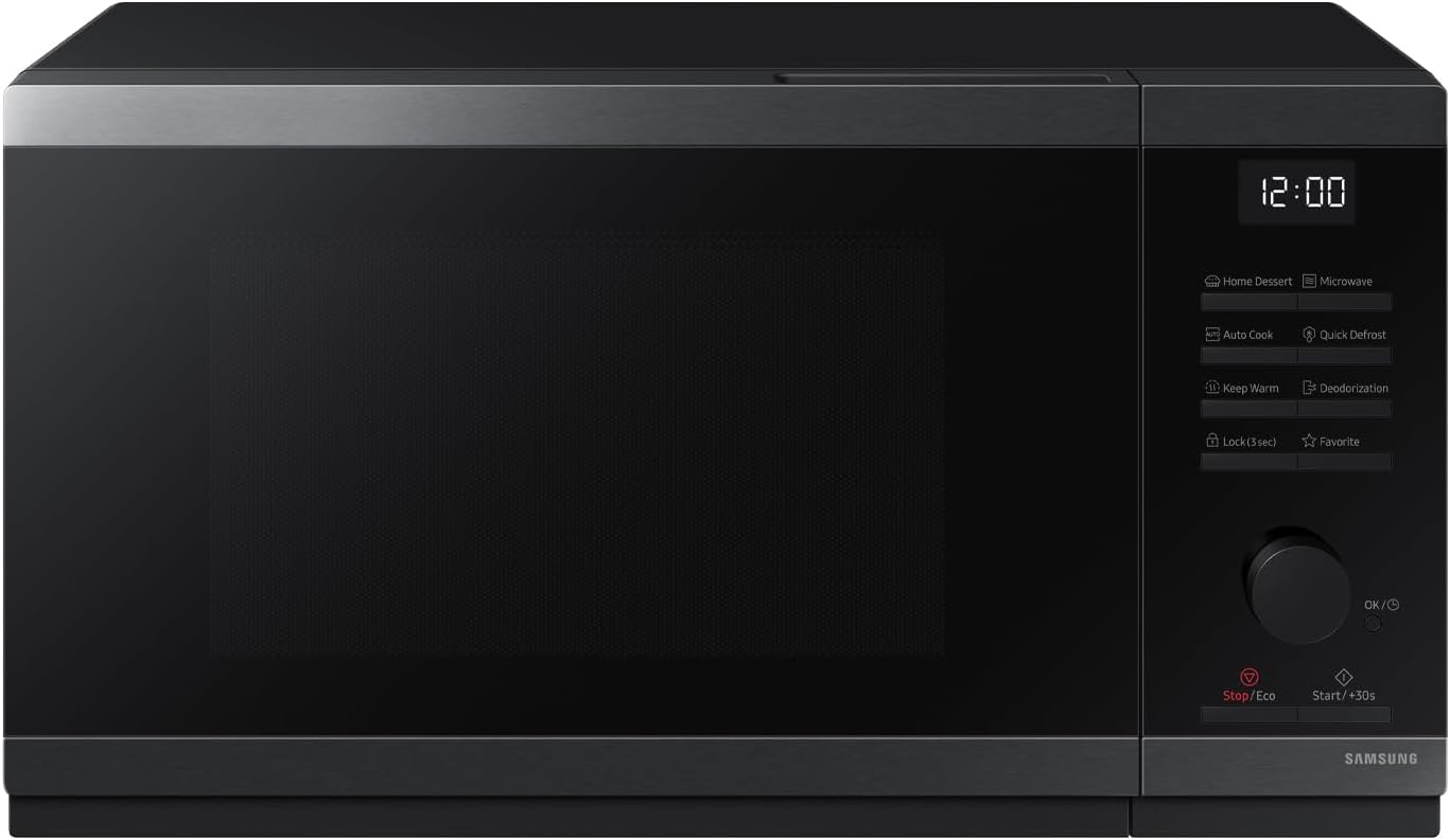 Samsung Forno a Microonde Cottura Essenziale MS23DG4504AGE1, Home Dessert, Quick Defrost, 23 L, LxAxP: 48,9 x 33,8 x 27,5